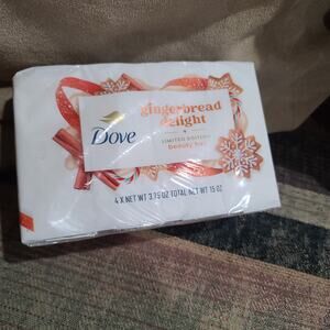 8 Bars Dove Gingerbread Delight Limited Edition Beauty Bar Soap 3.75oz.